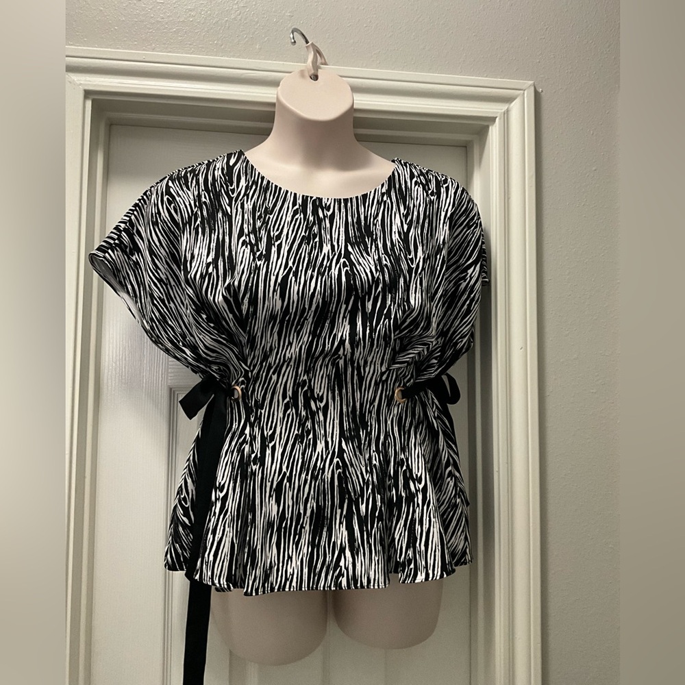 Lane Bryant Plus Zebra Top
